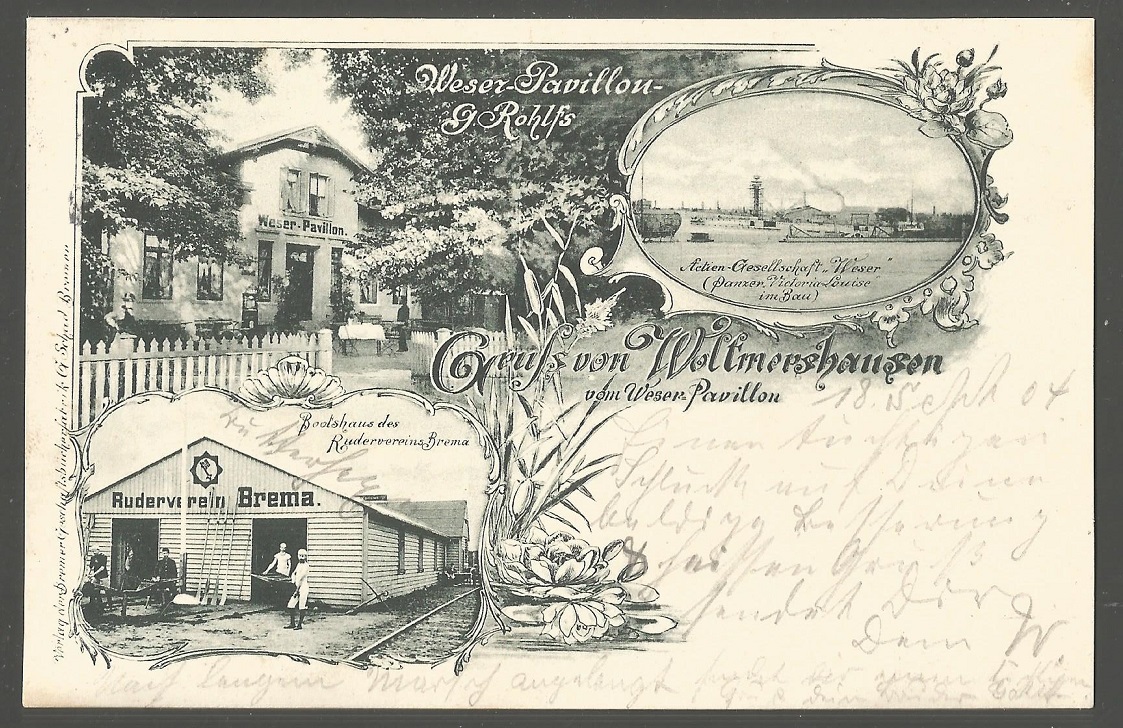 pc ger bremen woltmershausen rv brema boathouse pu 1904