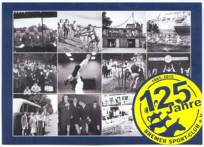 pc ger bremer sport club 125th anniversary 1885 2010 former post sv bremen 