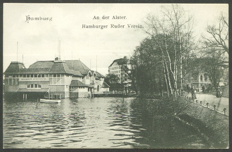 pc ger hamburger rv 1907 photo of boathouse