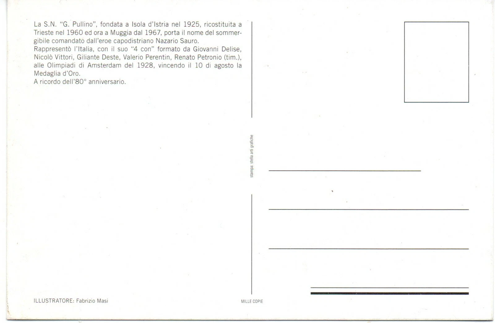 PC ITA 2008 gold medal ITA OG Amsterdam 1928 reverse II