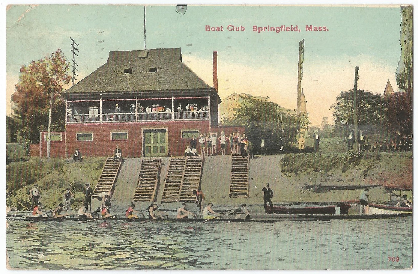 PC USA Springfield BC Mass. boathouse PU 1912