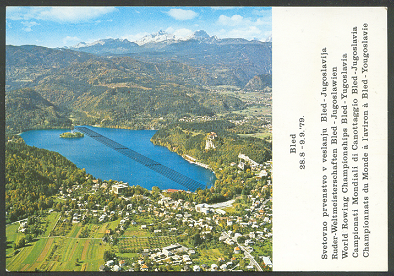 pc yug 1979 wrc bled photo of lake with regatta course