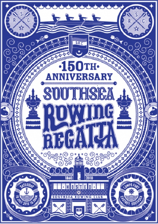 Poster GBR 2010 Sothsea RC 150th anniversary Southsea Regatta image on magnet