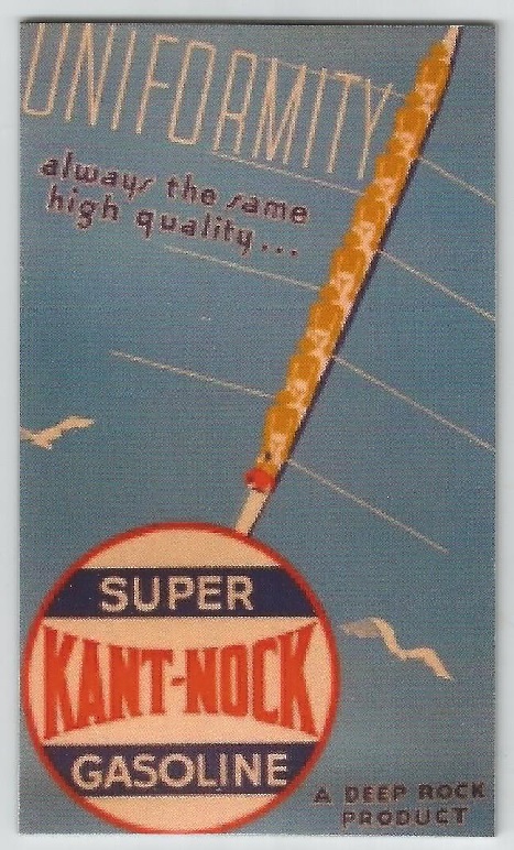 Poster USA 1940 Super Kant Nock Gasoline image on magnet