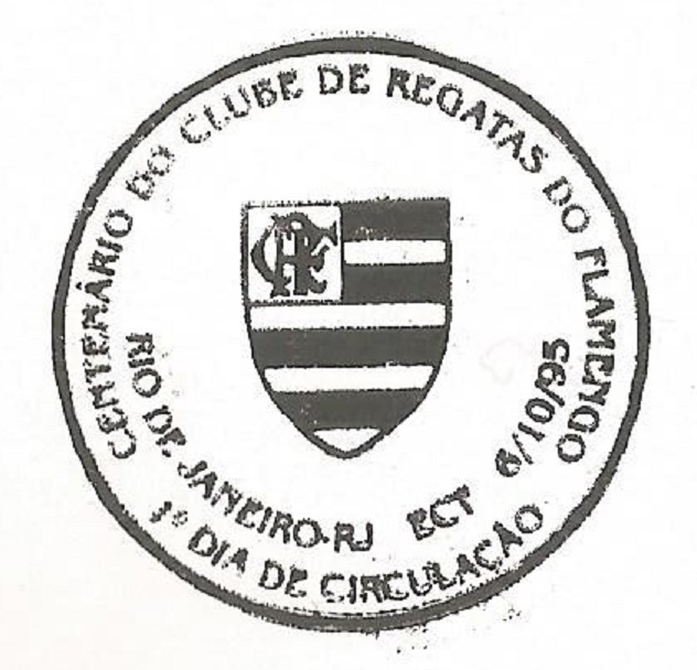 PM BRA 1995 Oct. 6th FDC Clube de Regatas do Flamengo centenary Rio de Janeiro