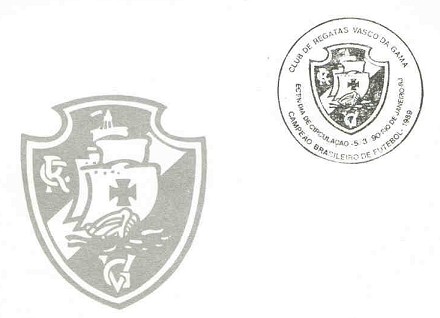 pm bra 1990 march 5th clube de regatas vasco da gama club emblem 