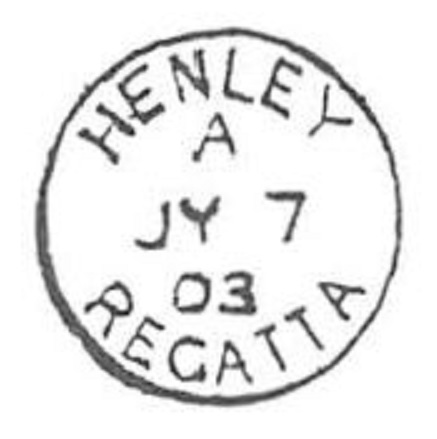 PM GBR 1903 July 7th Henley Regatta A