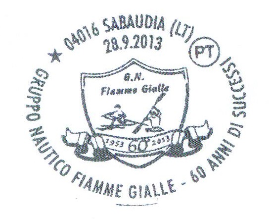 pm ita 2013 sept. 28th sabaudia gruppo nautico fiamme gialle 60th anniversary