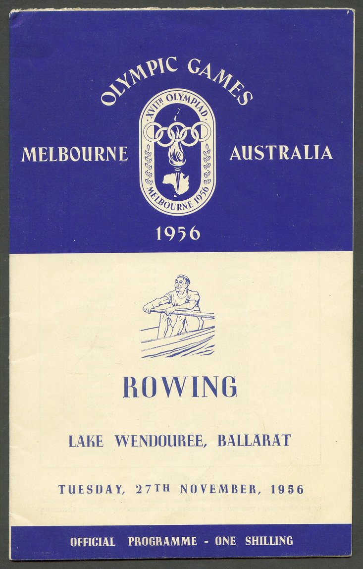 program aus 1956 og melbourne nov. 27th finals lake wendouree ballarat