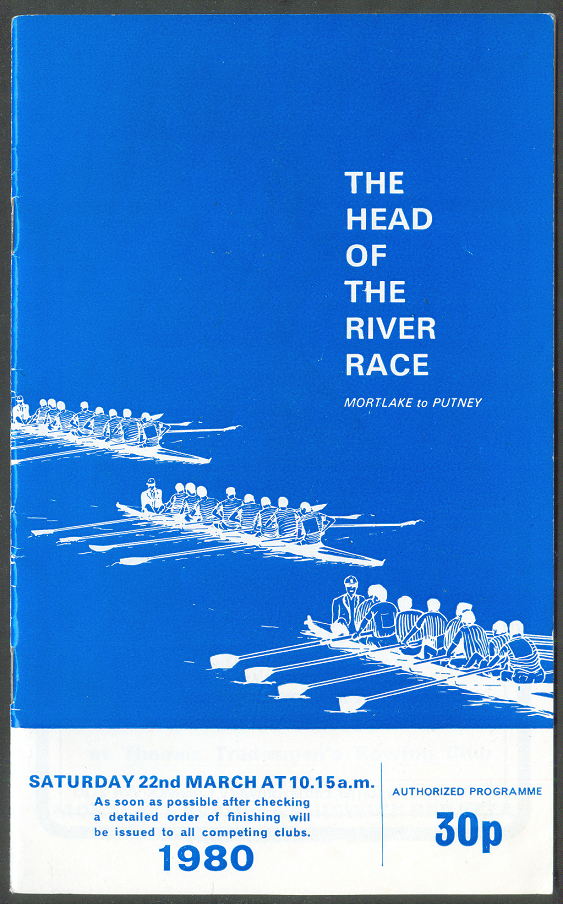 program gbr 1980 the head of the river race