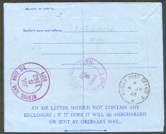 registered air letter gbr 1962 july 4th henley with pm moble post office a reverse