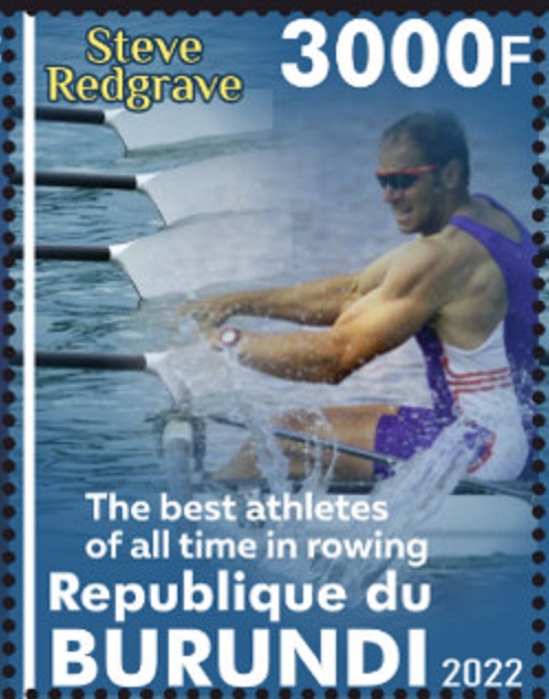 Stamp BDI 2022 unauthorized issue Steve Redgrave GBR