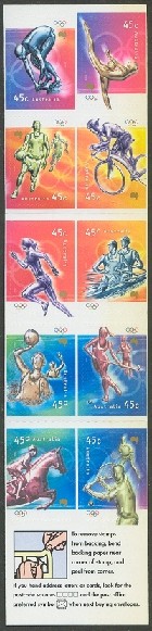stamp aus 2000 olympic sports booklet mi 1961 70 self adhesive