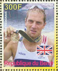stamp ben 2008 jeux olympiques athletes legendaires steve redgrave