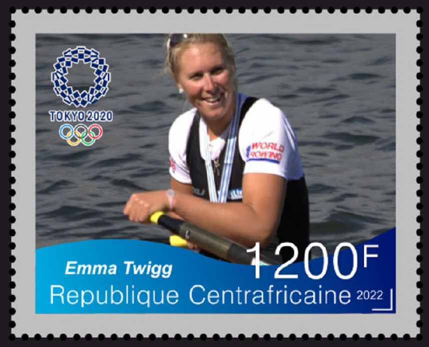 Stamp CAF 2022 unauthorized issue Emma TwiggsNZL IV