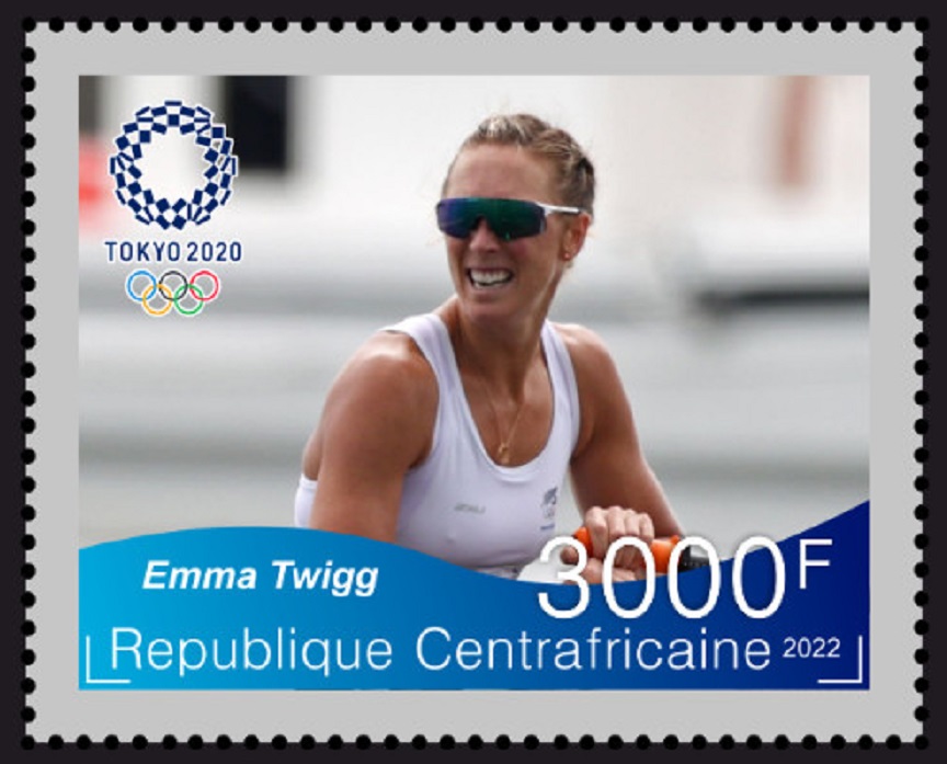 Stamp CAF 2022 unauthorized issue Emma TwiggsNZL VI
