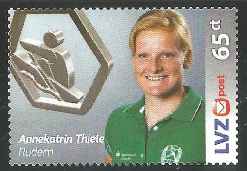 Stamp GER 2016 Aug. 25th LVZ POST Leipzig Annekatrin Thiele