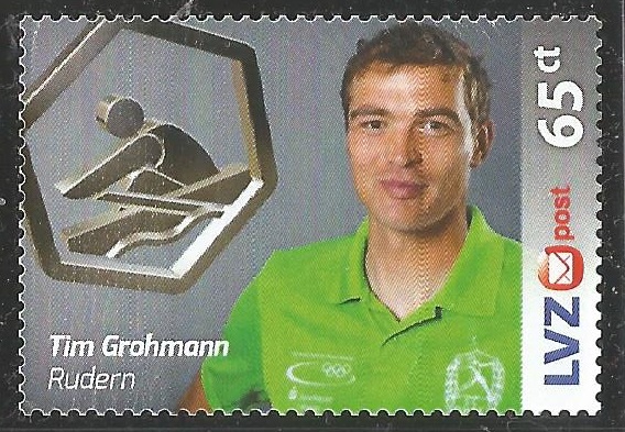 Stamp GER 2016 Aug. 25th LVZ POST Leipzig Tim Grohmann
