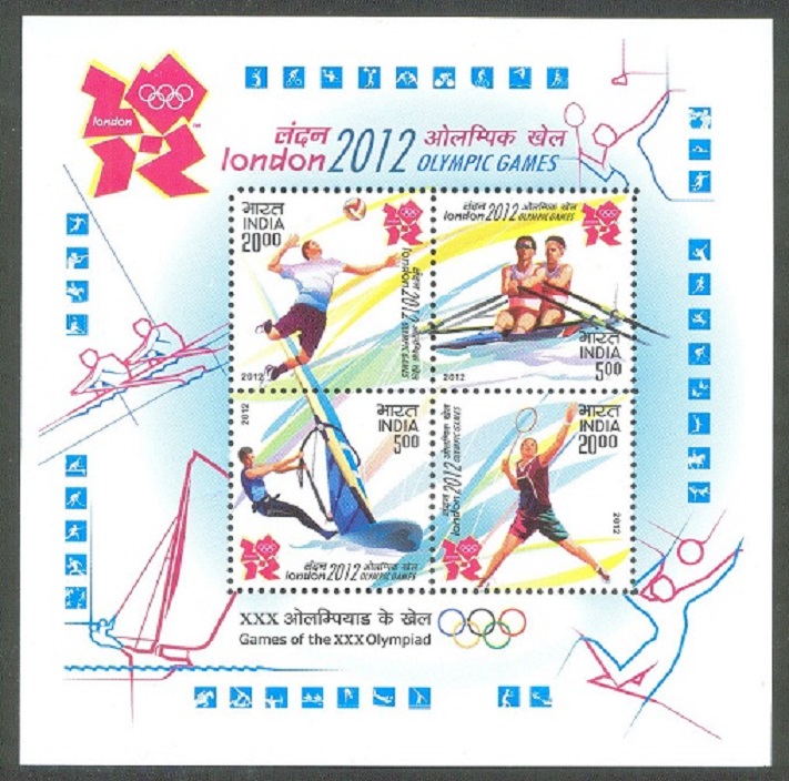 Stamp IND 2012 July 25th SS OG London