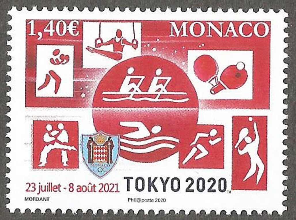 Stamp MON1 2020 OG Tokyo 
