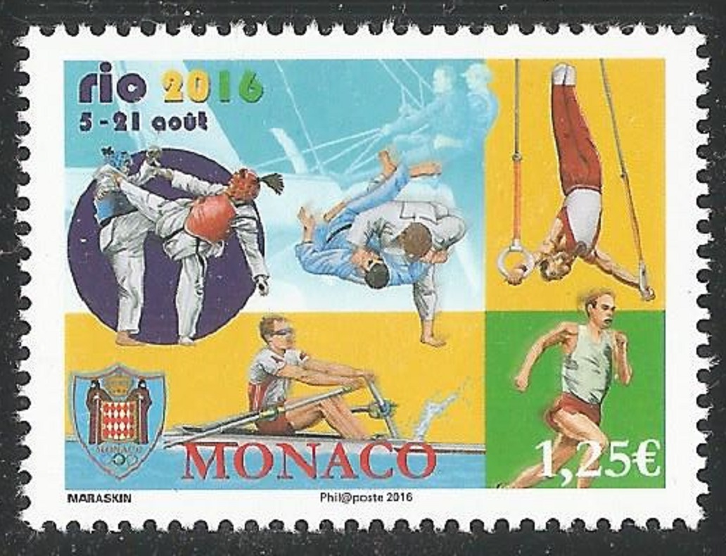 Stamp MON 2016 OG Rio de Janeiro