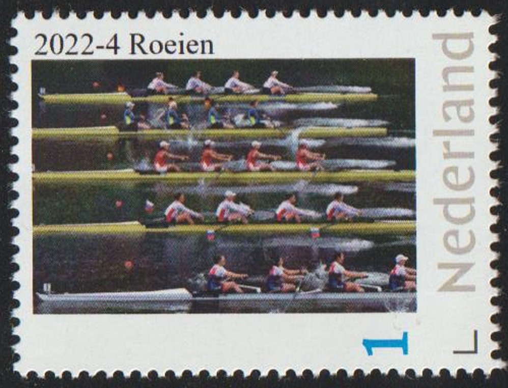 Stamp NED 2022 personalized issue M4 race