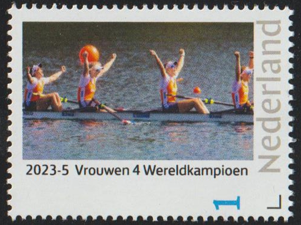 Stamp NED 2023 5 WRC W4 personalized issue
