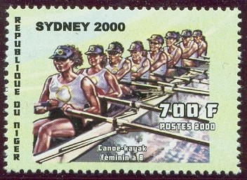 stamp nig 2000 july 27th og sydney mi 1792 w8x is no olympic event 