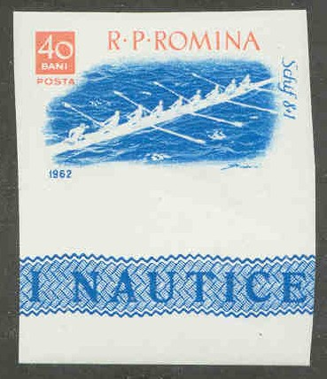 stamp rom 1962 may 15th water sports imperforated mi 2058 8 