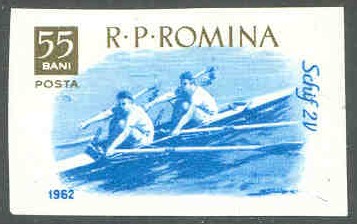 stamp rom 1962 may 15th water sports imperforated mi 2059 2x