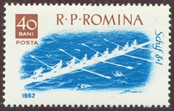 stamp rom 1962 may 15th water sports mi 2050 8