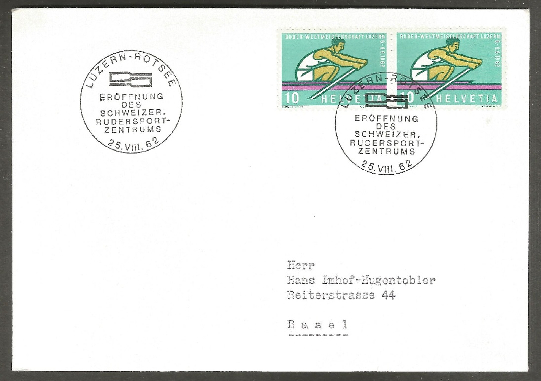 stamp sui 1962 wrc lucerne on cover with pm sui 1962 aug. 25th