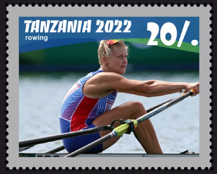 Stamp TAN 2022 OG Tokyo W1X RUS