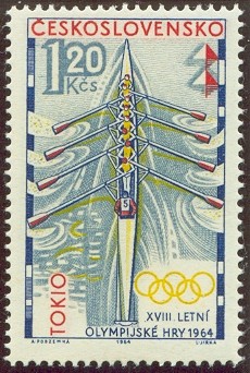 stamp tch 1964 sept. 2nd og tokyo mi 1491 8