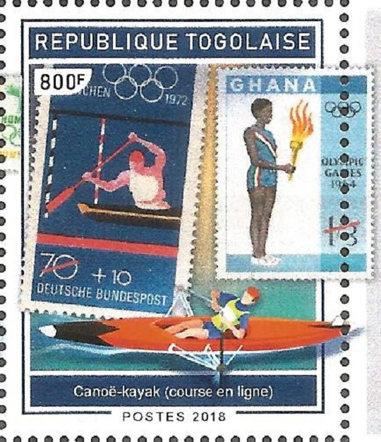 Stamp TOG 2018 SS history of sport philately detail II