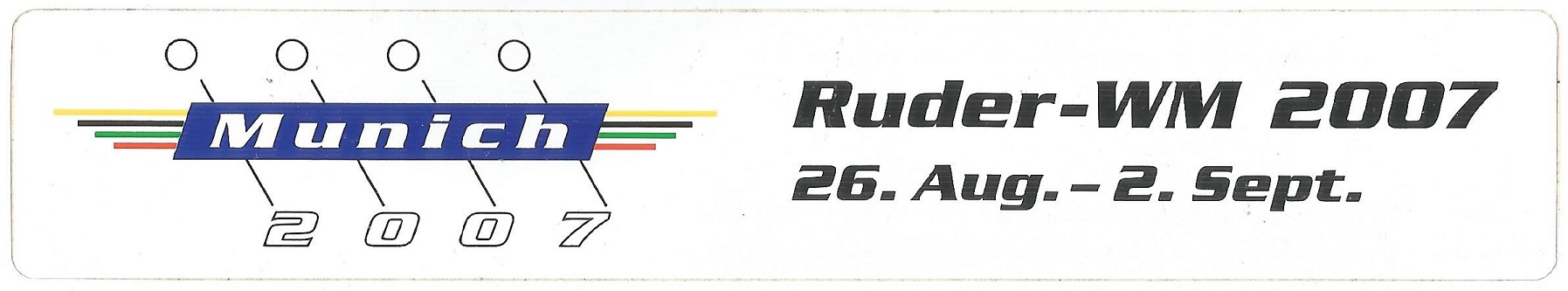 Sticker GER 2007 WRC Munich III