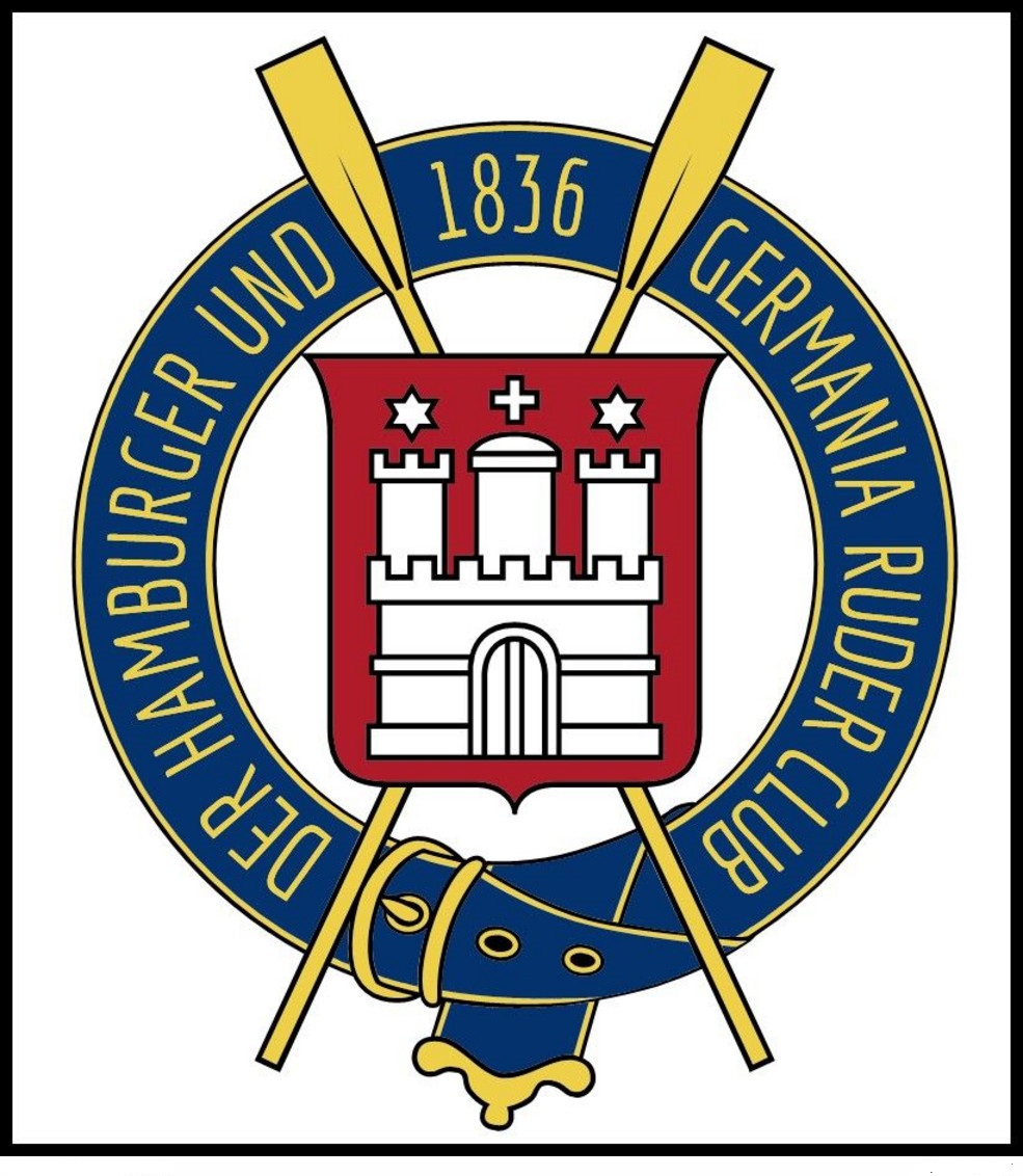 Sticker GER Der Hamburger und Germania RC founded 1836 oldest Rowing club in Germany