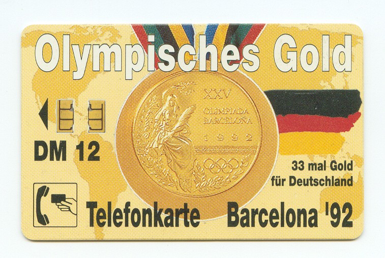 tc ger o 498 02.93 20000 33 gold medals for ger at the og barcelona 1992 front