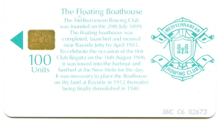 tc gib 1999 mediterranean rc centenary floating boathouse reverse