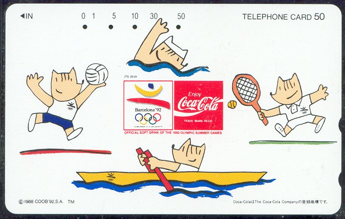 tc jpn 1988 og barcelona mascot cobi