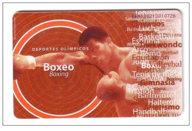 TC VEN 2004 BE040605 Olympic Games Boxing red colour with inscription Remo
