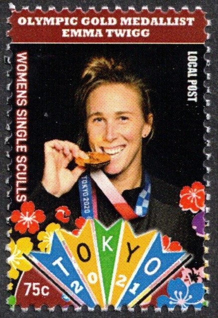 Cinderella AUS OG Tokyo 2020 W1x gold medal winner Emma Twigg NZL