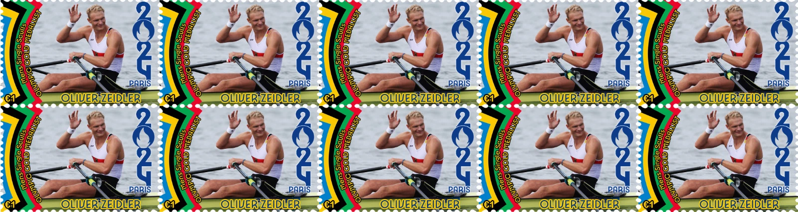 Cinderella AUS OG Paris 2024 M1X gold medal winner Oliver Zeidler GER II
