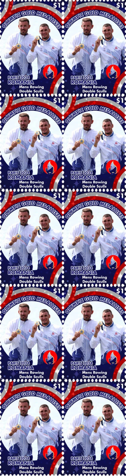 Cinderella AUS OG Paris 2024 M2X gold medal winner ROU