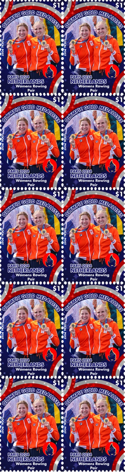 Cinderella AUS OG Paris 2024 W2 gold medal winner crew NED