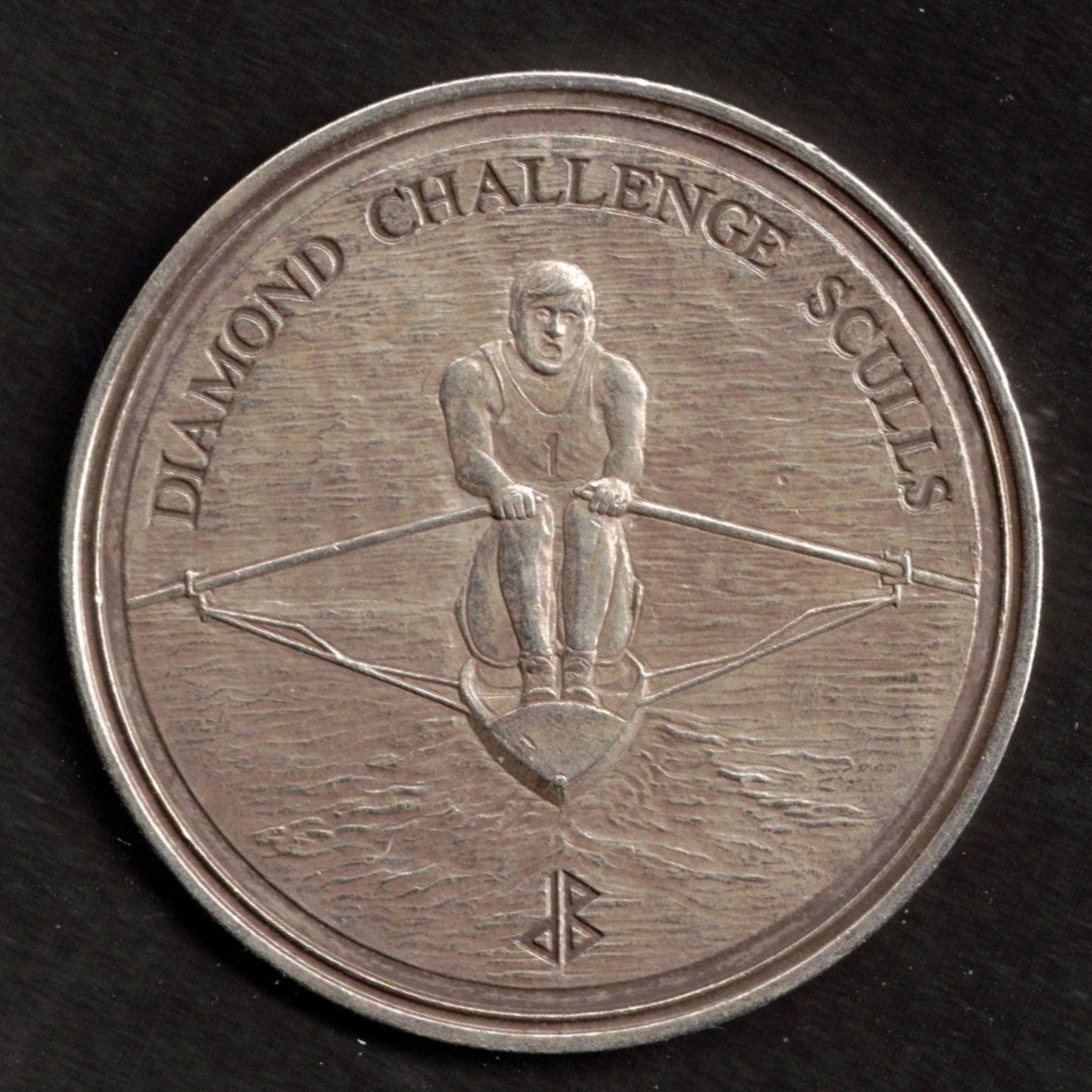 Medal GBR 1989 150 years Royal Henley Regatta DE BEERS silver 925 317 g 40mm reverse