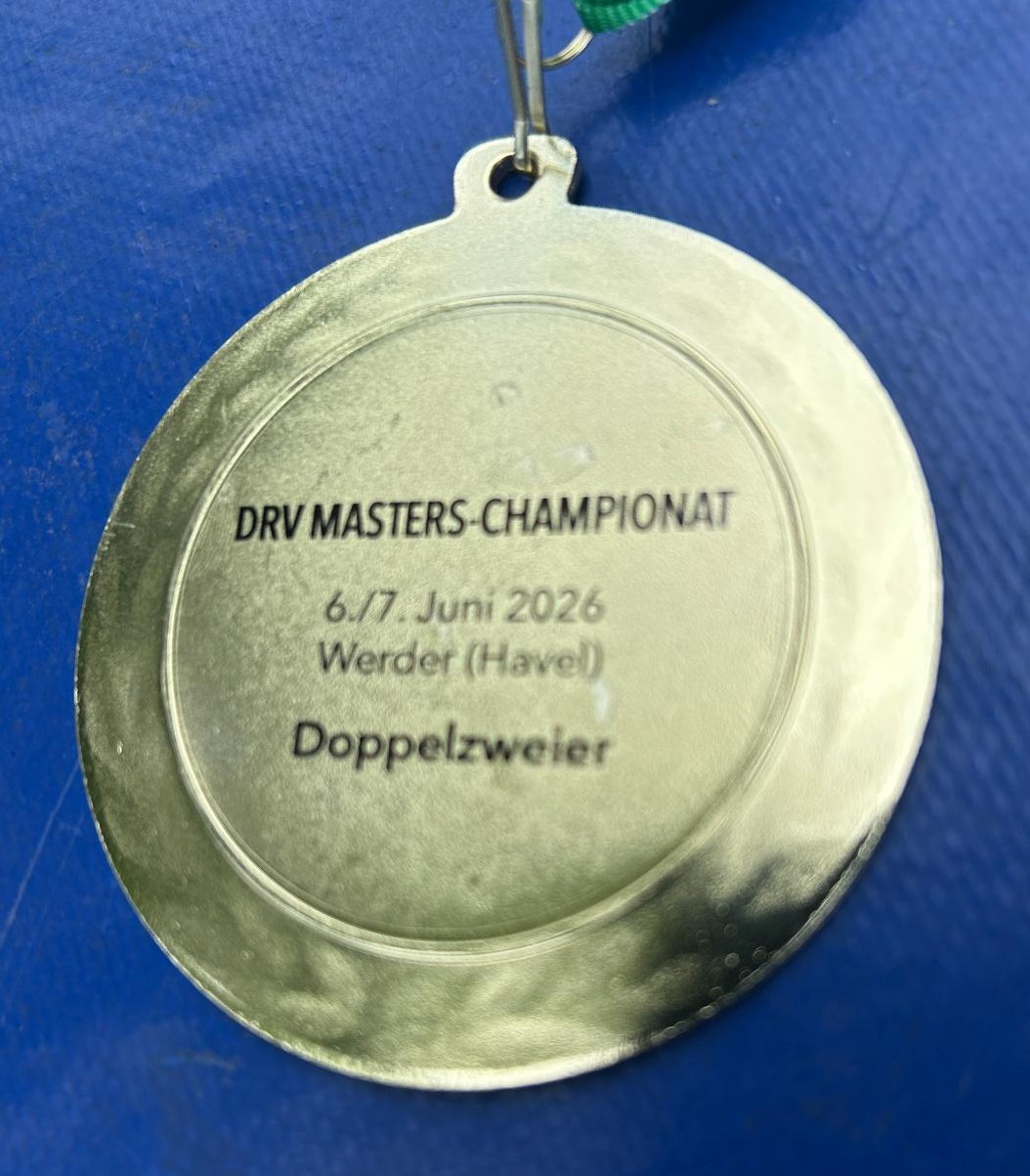 Medal GER DRV Masters Regatta Werder 2026 II reverse