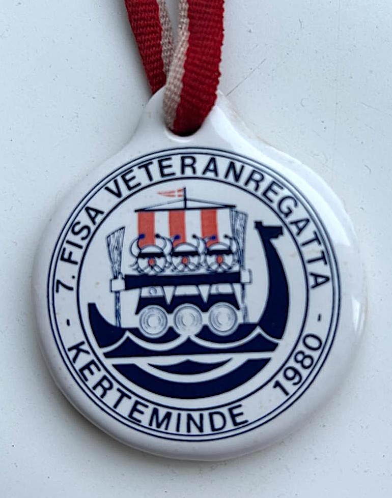 Medal DEN 1980 Kerteminde 7th FISA Veterans Masters Regatta