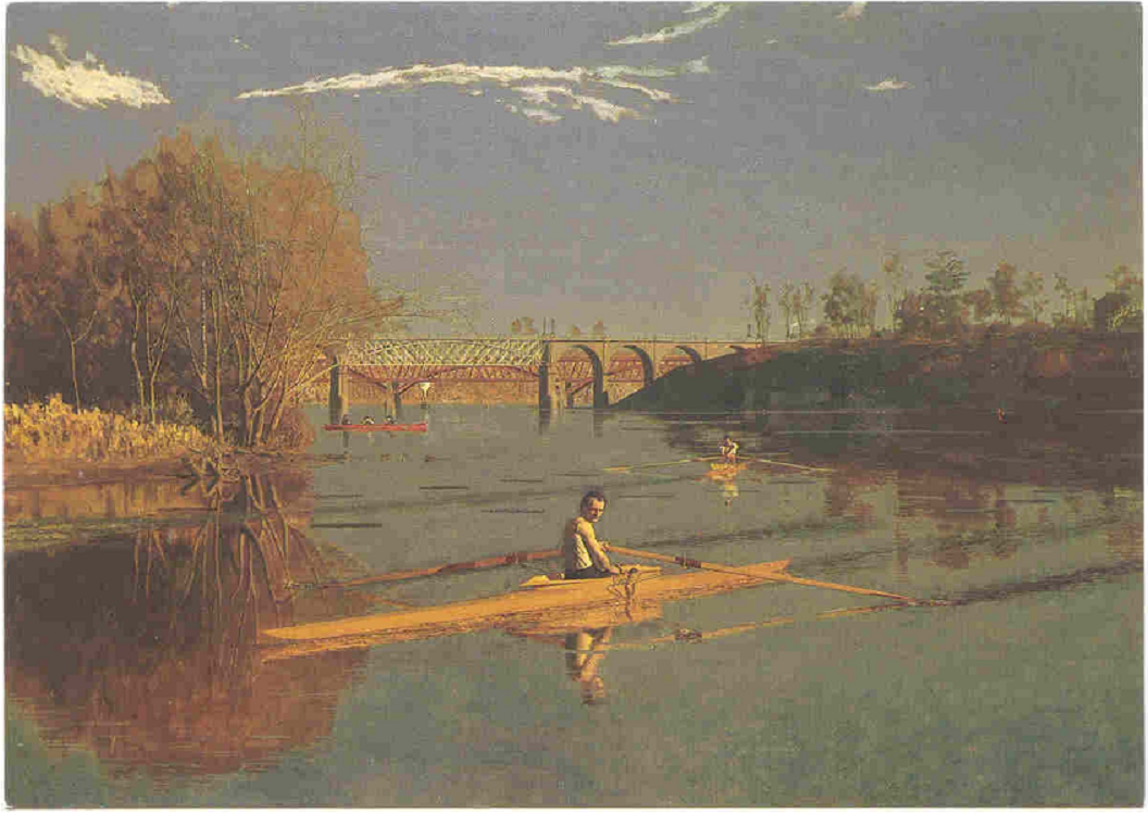 PC USA Painting T. Eakins 1844 1916 Max Schmitt in a Single Scull 1871