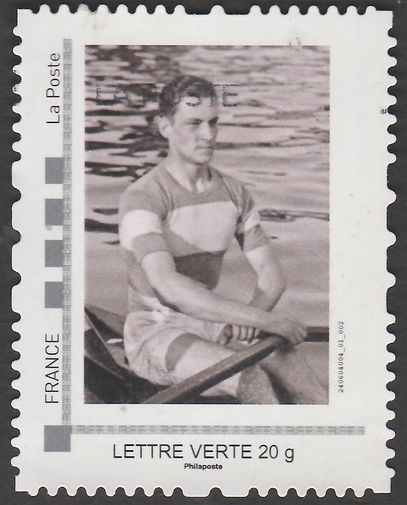 Stamp FRA La Poste Scullers hands II